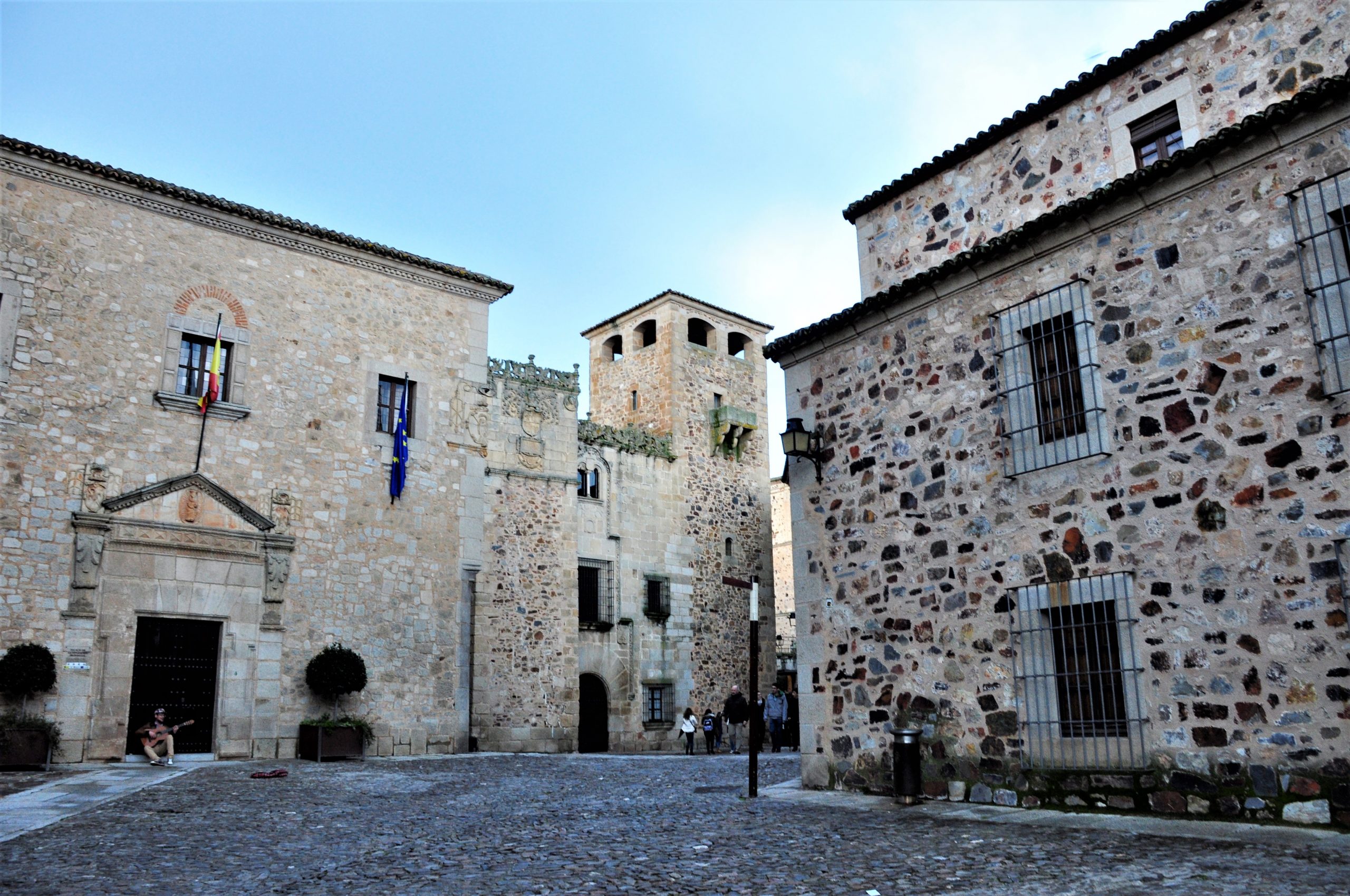 Plaza de Sta. María en Cáceres