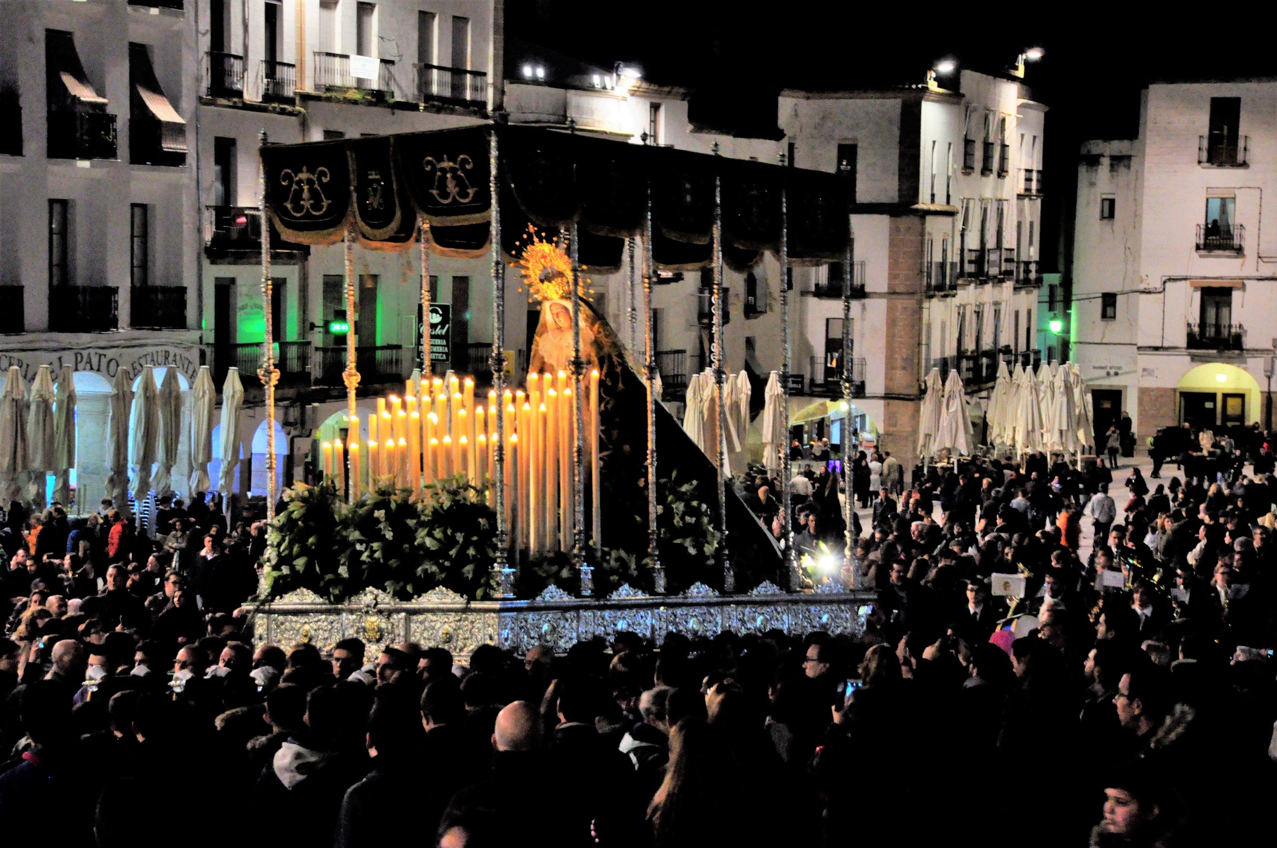 Virgen de la Misericordia en procesión