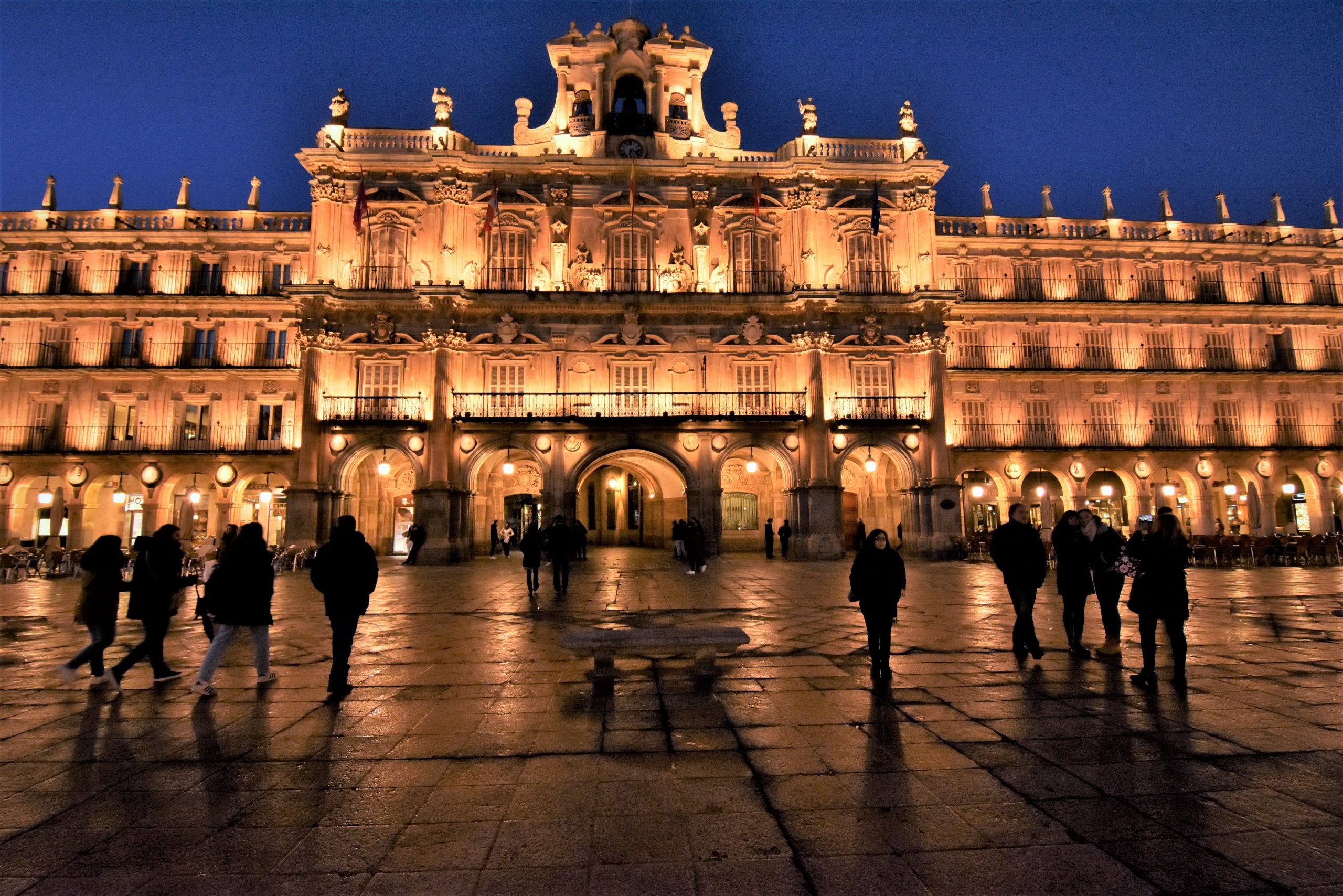 Plaza Mayor de noche
