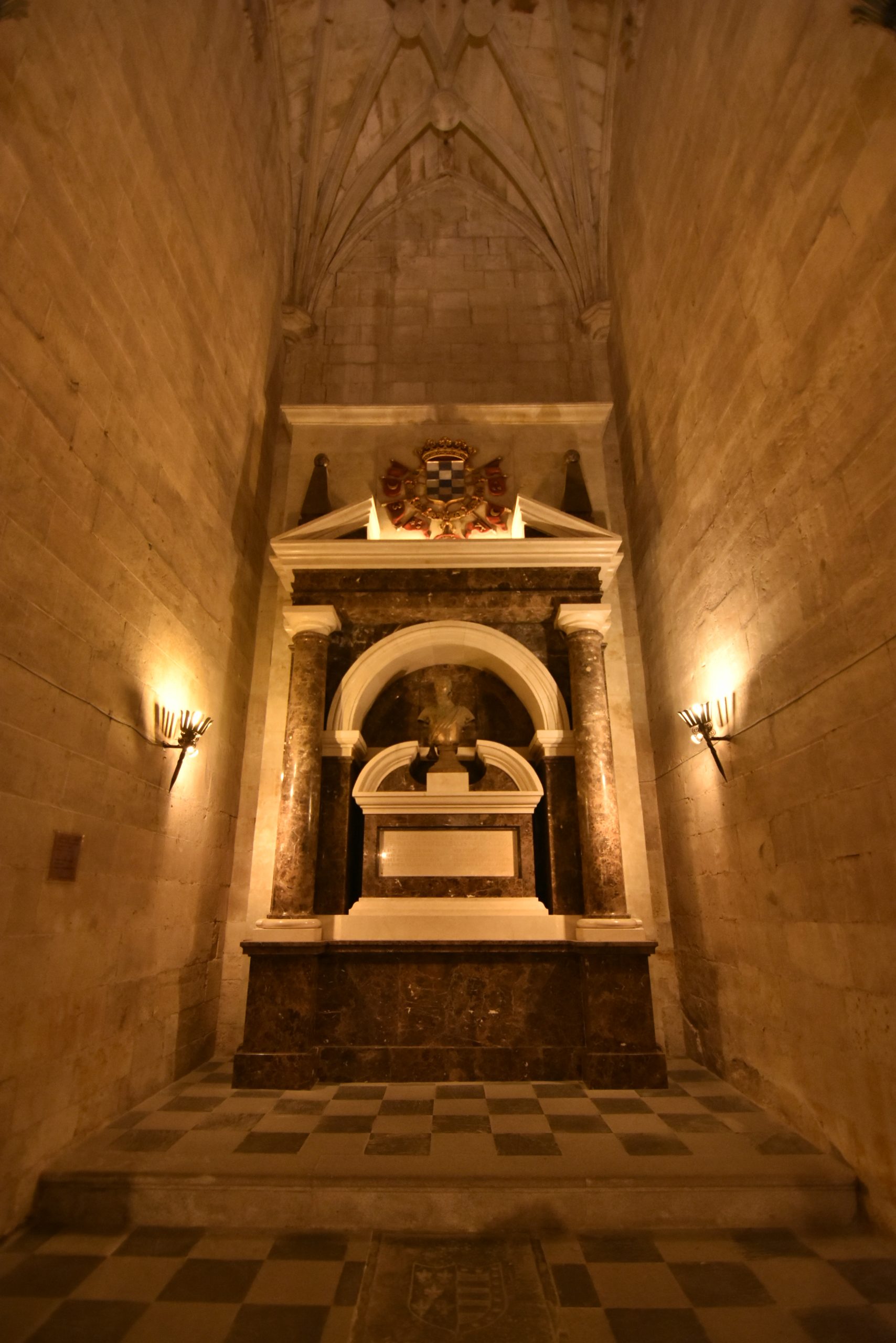 Detalle del interior del monasterio